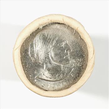 SEALED/UNOPENED  $25 Bank Roll of 1979-D Susan B. Anthony Commemorative Dollars*Uncirculated