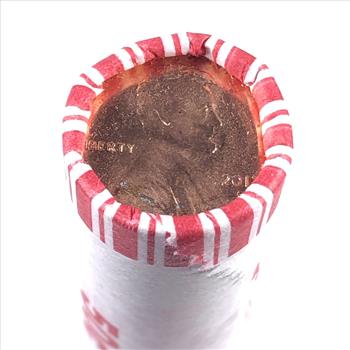 SEALED/UNOPENED 50c Bank Roll of 2017-P Lincoln Head Shield Cents*Brilliant Uncirculated