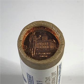 SEALED/UNOPENED 50c US Mint Roll of 2009-P Lincoln Bicentennial Commemorative Professional Life Cents*Brilliant Uncirculated
