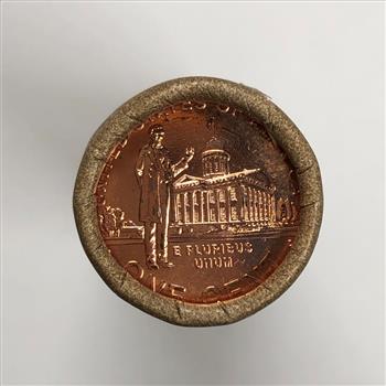 SEALED/UNOPENED 50c US Mint Roll of 2009-P Lincoln Head Bicentennial Commemorative Professional Cents*Brilliant Uncirculated