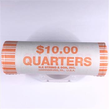 SEALED/UNOPENED Shrink Wrapped $10 Bank Roll of 2005-D Kansas State Commemorative Quarters*Brilliant Uncirculated