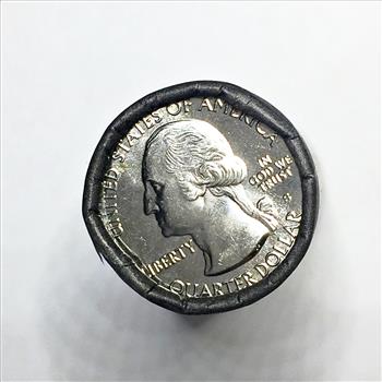 SEALED/UNOPENED US Mint $10 Roll 2017-S America the Beautiful Liberty/Ellis Island Commemorative Quarters