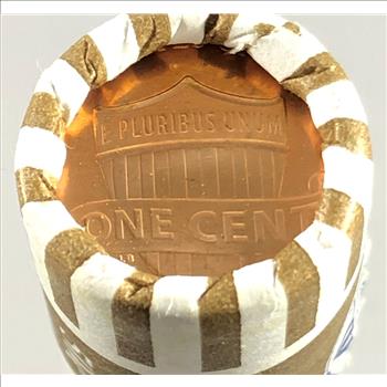 SEALED/UNOPENED US Mint 50c Roll 2010-D Lincoln Head Shield Commemorative Cents*Brilliant Uncirculated