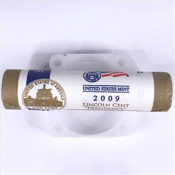SEALED/UNOPENED US Mint 50c Roll of 2009-D Lincoln Head Presidency Cents