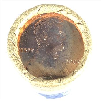 SEALED/UNOPENED US Mint 50c Roll of 2009-P Lincoln Head Professional Life Cents