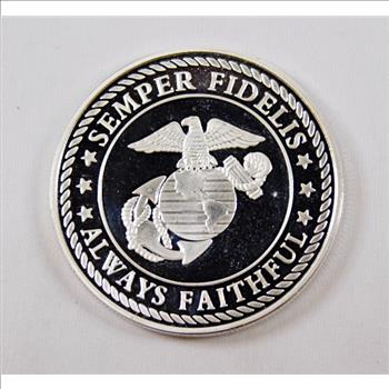 Semper Fidelis*Always Faithful*United States Marine Corps Medallion