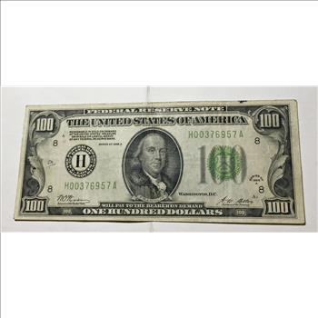 Series 1928A $100 Federal Reserve Note; St. Louis, MO*Redeemable in Gold on Demand*Circulated*Crisp Paper