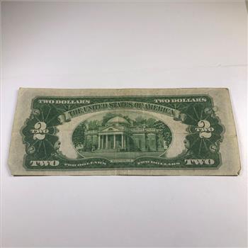 Series 1928D $2 United States Red Seal Note*Circulated*Crisp Paper