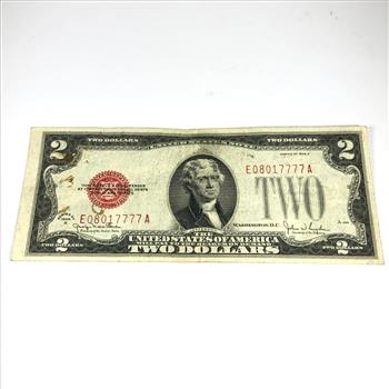 Series 1928G $2 United States Red Note*Circulated*Crisp Paper
