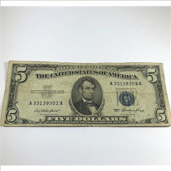 Series 1953 $5 Silver Certificate*Circulated