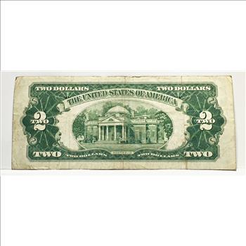 Series 1953A $2 United States Red Seal STAR NOTE REPLACEMENT ERROR*Circulated*Crisp Paper