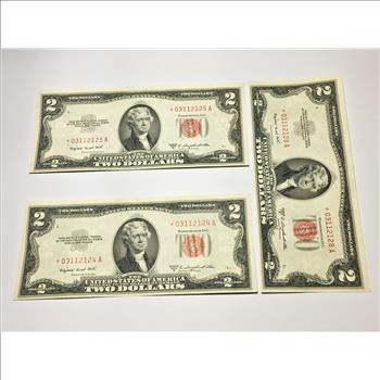 Series 1953B $2 United States Red Seal STAR NOTE REPLACEMENT ERROR*Crisp Uncirculated