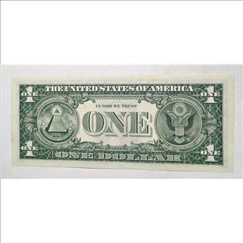 Series 1969D $1 Federal Reserve Note; Dallas, TX*Autographed by Stella B. Hackel; Director US Mint*Crisp Uncirculated