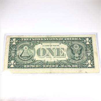 Series 2003 $1 Federal Reserve STAR NOTE REPLACEMENT ERROR; Richmond, VA