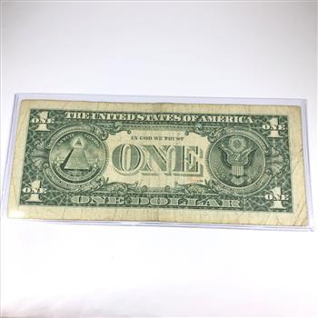 Series 2013 $1 Federal Reserve Fancy Serial Number Note; Chicago, IL*G07779888H