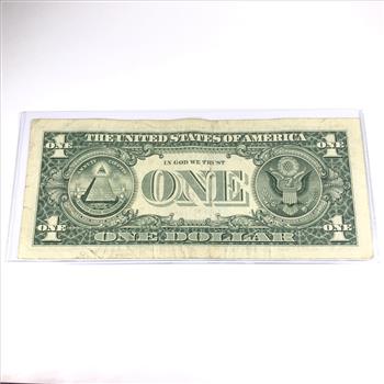 Series 2017A $1 Federal Reserve STAR NOTE REPLACEMENT ERROR; New York, NY