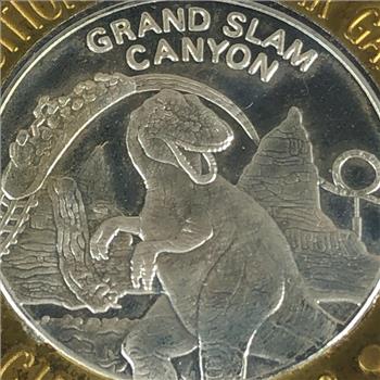 SILVER STRIKE*Circus, Circus*Las Vegas, NV*$10 Proof Silver Gaming Token