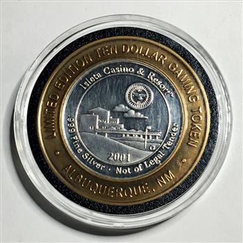 SILVER STRIKE*Isleta Casino; Albuquerque, NM $10 Proof Silver Gaming ...