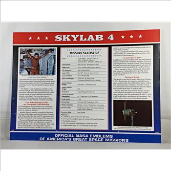 Skylab 4 (Carr-Gibson-Pogue) NASA Space Mission Emblem Patch*Encased in 9