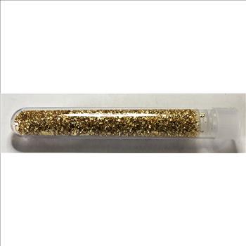 Small Vial Filled with 24K Gold Flakes*Total Weight with Vial is 2.3 Grams