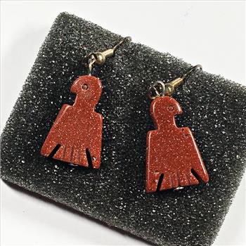 Southwest Native American Style Thunderbird Earrings