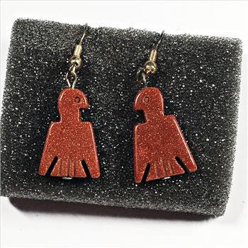 Southwest Native American Style Thunderbird Earrings
