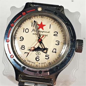 Soviet Union Made Men's Watch*Vostok*Works*Comes with Original Box and Paperwork