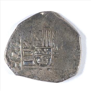 Spanish 8 Reales Silver Cob