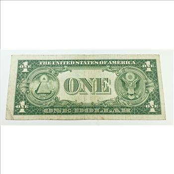 STAR NOTE REPLACEMENT ERROR 1935G $1 Silver Certificate Star Note*Circulated*Crisp Paper