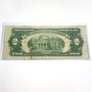 STAR NOTE REPLACEMENT ERROR 1953A $2 United States Red Seal Star Note