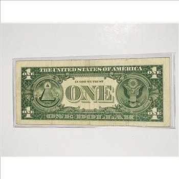 STAR NOTE REPLACEMENT ERROR 1957B $1 Silver Certificate Star Note