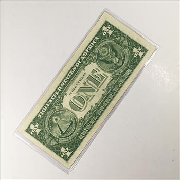 STAR NOTE REPLACEMENT ERROR AND MISCUT 1957B $1 Silver Certificate Star Note*Clean Crisp Paper