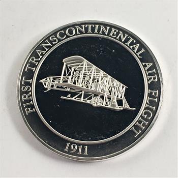 Sterling Silver (27g) California Comm. - First Transcontinental Air Flight 1911