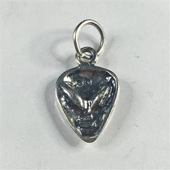 Sterling Silver Alien Mask Pendant/Charm*Total Weight 1.0 Grams*About 0.75