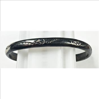 Sterling Silver Bracelet with Native American Design*6
