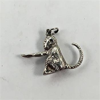 Sterling Silver Monkey Pendant*1