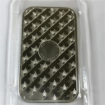 Sunshine Minting 999 Fine Silver 1 Troy Oz Ingot Bar Sealed from Mint