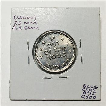The Electric Planet Arcade Token*Nickel*23mm
