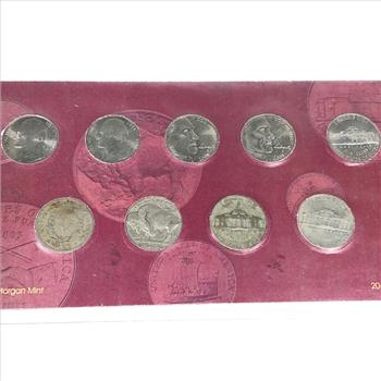 The Evolution of the American Nickel Set Liberty Buffalo Silver WWII Jefferson Westward Journey 9 Coins