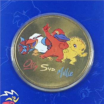 The Sydney 2000 Olympic Games Mascots Medallion*Olly, Syd and Millie*Struck by the Perth Mint