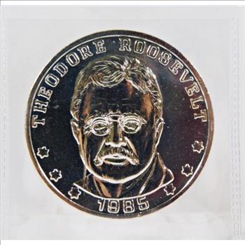 Theodore Roosevelt Double Eagle Commemorative Medallion