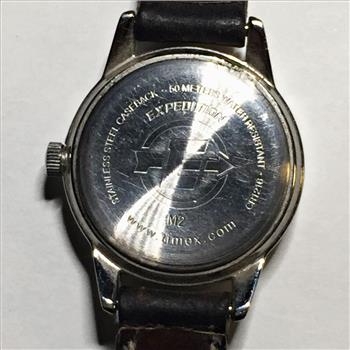 Timex Expedition Women's Wrist Watch w/Leather Band - 50 Meters Water Resistant