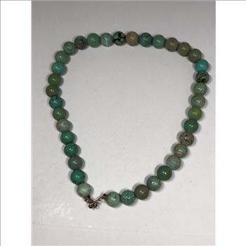 Turquoise Round Bead Necklace*19
