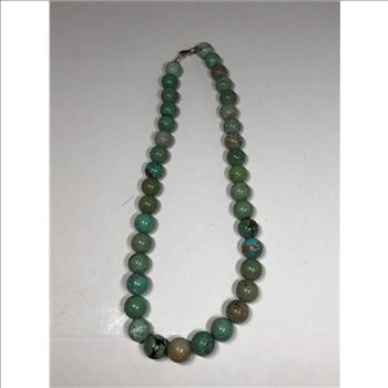Turquoise Round Bead Necklace*19