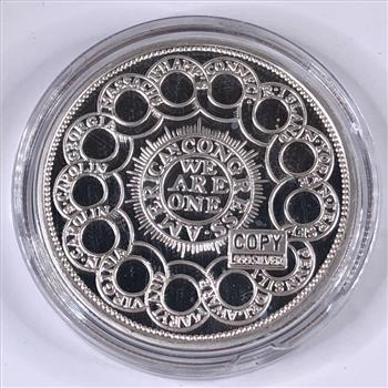 Two Troy Ounces .999 Fine Silver Round*1776 Continental Currency Design