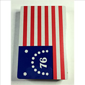 United States Bicentennial Deck of Playing Cards*1777 Bennington Flag*Sealed Packet