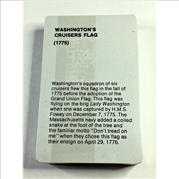 United States Bicentennial Deck of Playing Cards*An Appeal To Heaven*1775 Washington's Cruisers Flag*Sealed Packet