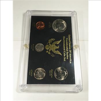 United States of America Presidential Series Uncirculated Coin Set*50c, 25, 10c, 5c and 1c