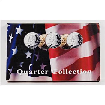 Unopened 1999 Platinum Edition of the Commemorative States Quarters*Platinum Layered*In Original Box