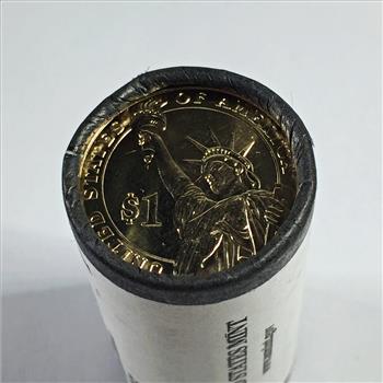 UNOPENED 2011-P $25 US Mint Roll of Andrew Johnson Commemorative Presidential Dollars